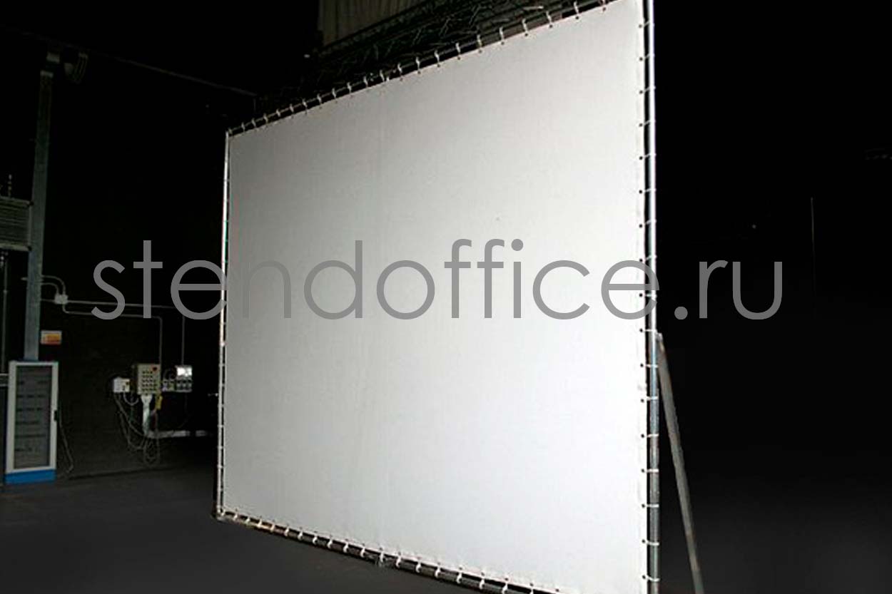 Рекламные баннеры с интерьерной печатью со встроенным экраном (белым полем)