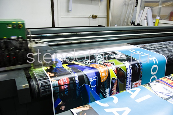 Интерьерная печать на всех типах баннерных полотен